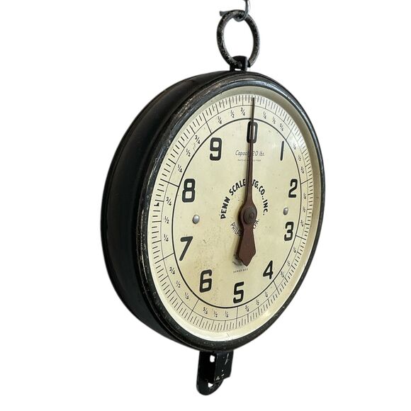 Penn Scale MFG Scale Series 820 Philadelphia PA Capacity 20 LBS Hanging Farm - Picture 4 of 8